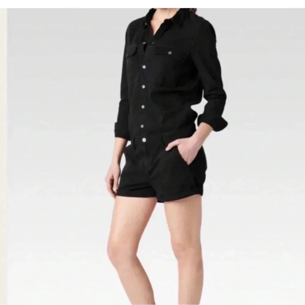PAIGE Classic Black Romper